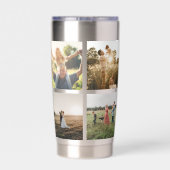 Gourde Isotherme Collage photo moderne (Couvercle)