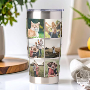 Gourde Isotherme Collage photo moderne