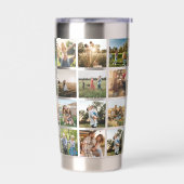 Gourde Isotherme Collage photo moderne (Gauche)