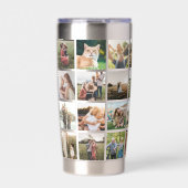 Gourde Isotherme Collage photo moderne (Extérieur)