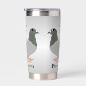 Gourde Isotherme Conception de pigeon (Gauche)