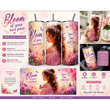Conception de pochette de gobelet Bloom At Your Ow