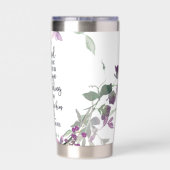 Gourde Isotherme Confiance dans le Seigneur floral (Couvercle)