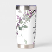 Gourde Isotherme Confiance dans le Seigneur floral (Extérieur)