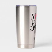 Gourde Isotherme Cool Baseball Maman Squad Red Hearts Personnalisé (Extérieur)