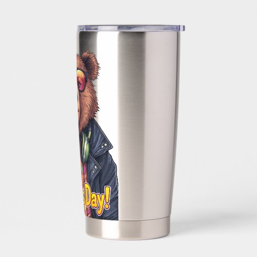 Gourde Isotherme Cool Bear Dad Father’s Day Gift for Stylish Father (Gauche)