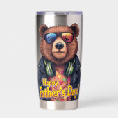 Gourde Isotherme Cool Bear Dad Father’s Day Gift for Stylish Father (Extérieur)