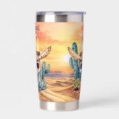 Gourde Isotherme Cool Western Skull ajouter nom (Gauche)