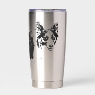 Gourde Isotherme Corgi Joyeux sous les Étoiles