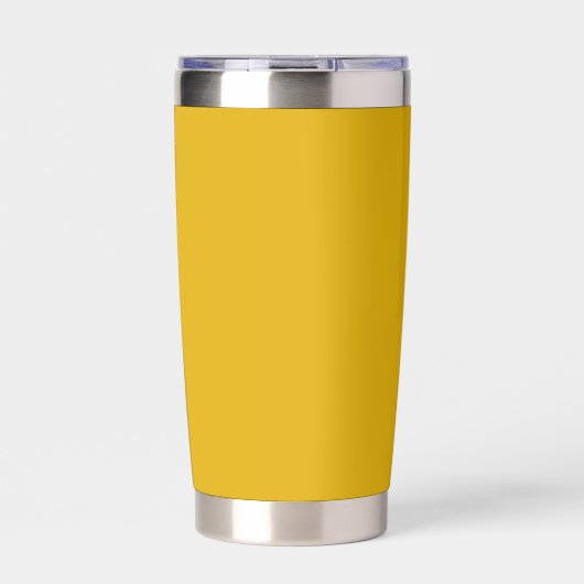 Gourde Isotherme Couleur solide jaune moutarde (Extérieur)