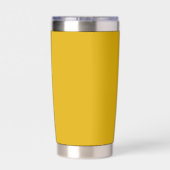 Gourde Isotherme Couleur solide jaune moutarde (Couvercle)