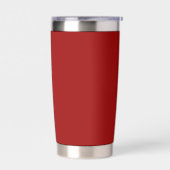 Gourde Isotherme Couleur solide rouge Crimson (Gauche)