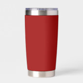 Gourde Isotherme Couleur solide rouge Crimson (Couvercle)