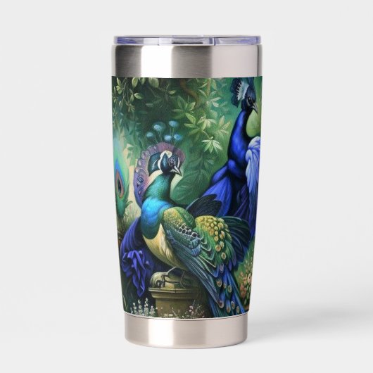Gourde Isotherme Coupe Paon (Extérieur)