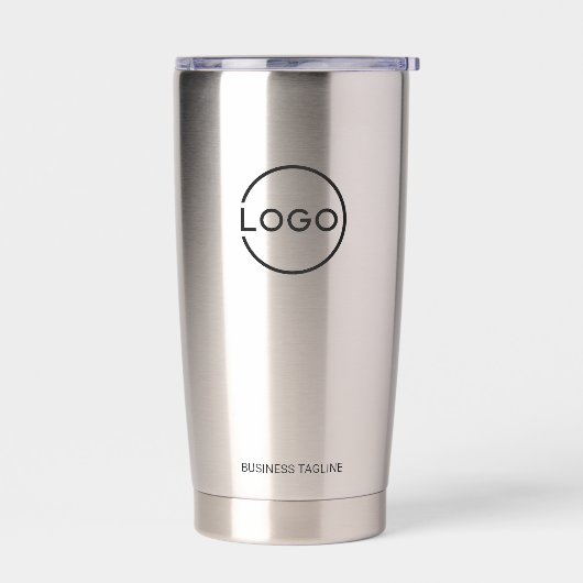 Gourde Isotherme Custom Business Logo with Custom Text (Gauche)