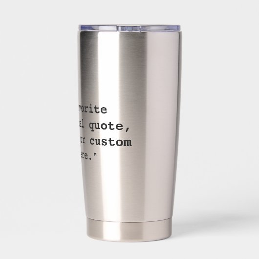 Gourde Isotherme Custom Quote (Couvercle)