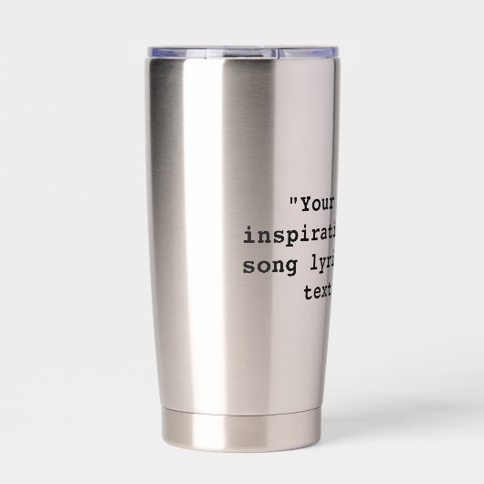 Gourde Isotherme Custom Quote (Extérieur)