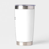 Gourde Isotherme Custom Skinny Tumbler, Personalized Coffee custom (Gauche)