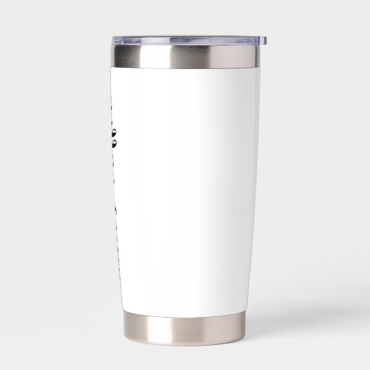Gourde Isotherme Custom Skinny Tumbler, Personalized Coffee custom (Gauche)
