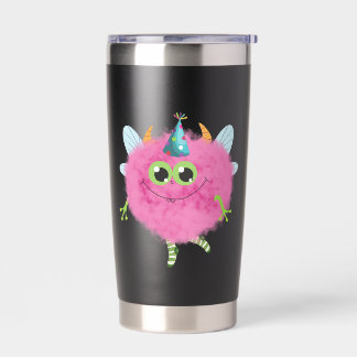 Gourde Isotherme Cute fluffy monster Travel Mugs
