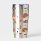 Gourde Isotherme Cute Hedgehog Nature Floral Rainbow Motif (Extérieur)