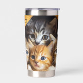 Gourde Isotherme Cute Kittens Purrfect Bliss (Gauche)