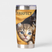 Gourde Isotherme Cute Kittens Purrfect Bliss (Extérieur)