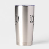 Gourde Isotherme Dad Established Bold Black Year New Dad Gift (Gauche)