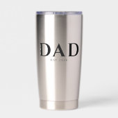 Gourde Isotherme Dad Established New Dad Gift (Couvercle)