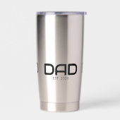 Gourde Isotherme Dad Established New Dad Gift  (Gauche)