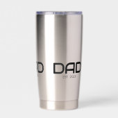 Gourde Isotherme Dad Established New Dad Gift  (Couvercle)