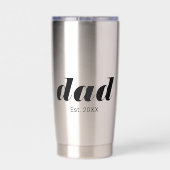 Gourde Isotherme Dad Established New Dad Gift (Couvercle)