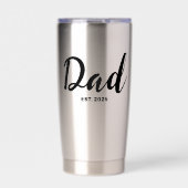 Gourde Isotherme Dad Established New Dad Gift (Extérieur)
