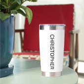 Gourde Isotherme DeColores Cursillo Rooster Noir Silhouette