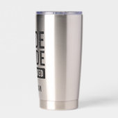 Gourde Isotherme Développeur de code activé en mode code (Couvercle)