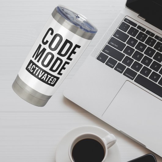 Gourde Isotherme Développeur de code activé en mode code