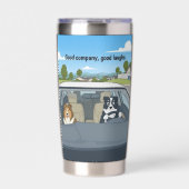 Gourde Isotherme Dog lovers water bottle, Sheltie & border collie (Extérieur)