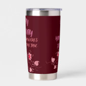 GOURDE ISOTHERME DON D'ANNIVERSAIRE POUR MÈRE, PÈRE, SOEUR, FILS, A (Gauche)