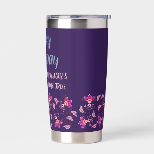 GOURDE ISOTHERME DON D'ANNIVERSAIRE POUR MÈRE, PÈRE, SOEUR, FILS, A (Gauche)