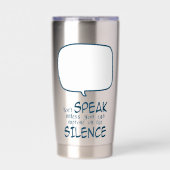 Gourde Isotherme Don't Speak (Extérieur)