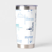 Gourde Isotherme Dr Seuss | Motif de devis Fête des pères (Gauche)