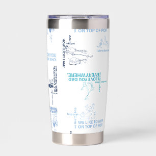 Gourde Isotherme Dr Seuss Motif de devis Fête des pères