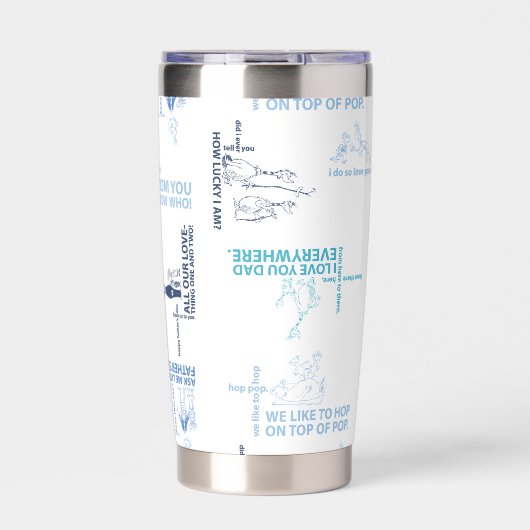 Gourde Isotherme Dr Seuss | Motif de devis Fête des pères (Extérieur)