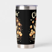 Gourde Isotherme Drôle Humour de poulet Rustique ferme (Gauche)