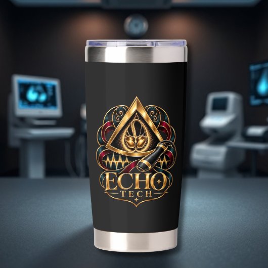 Gourde Isotherme Echo Tech - Echocardiographiste - Sonographe