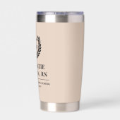 Gourde Isotherme École de soins infirmiers de la RN personnalisée É (Couvercle)