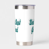 Gourde Isotherme Écriture demi-verte pour amie (Gauche)