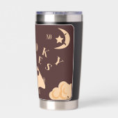 Gourde Isotherme Éffrayant Times Spirit Board Halloween Motto (Couvercle)