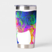 Gourde Isotherme éléphant cool personnalisé (Gauche)