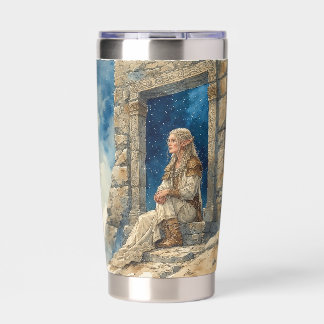 Gourde Isotherme Elf Ancient Ireland With Sky, Tumbler Water Bottle
